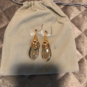 Alexis Bittar crystal drop earrings with Swarovski